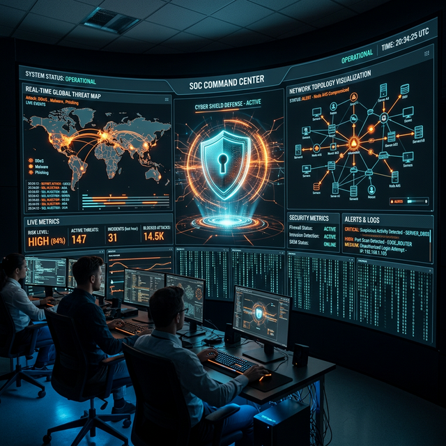 Enterprise SOC Command Center